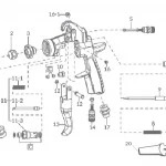 AZ1 HTE 2P Airgunsa Kesselpistole